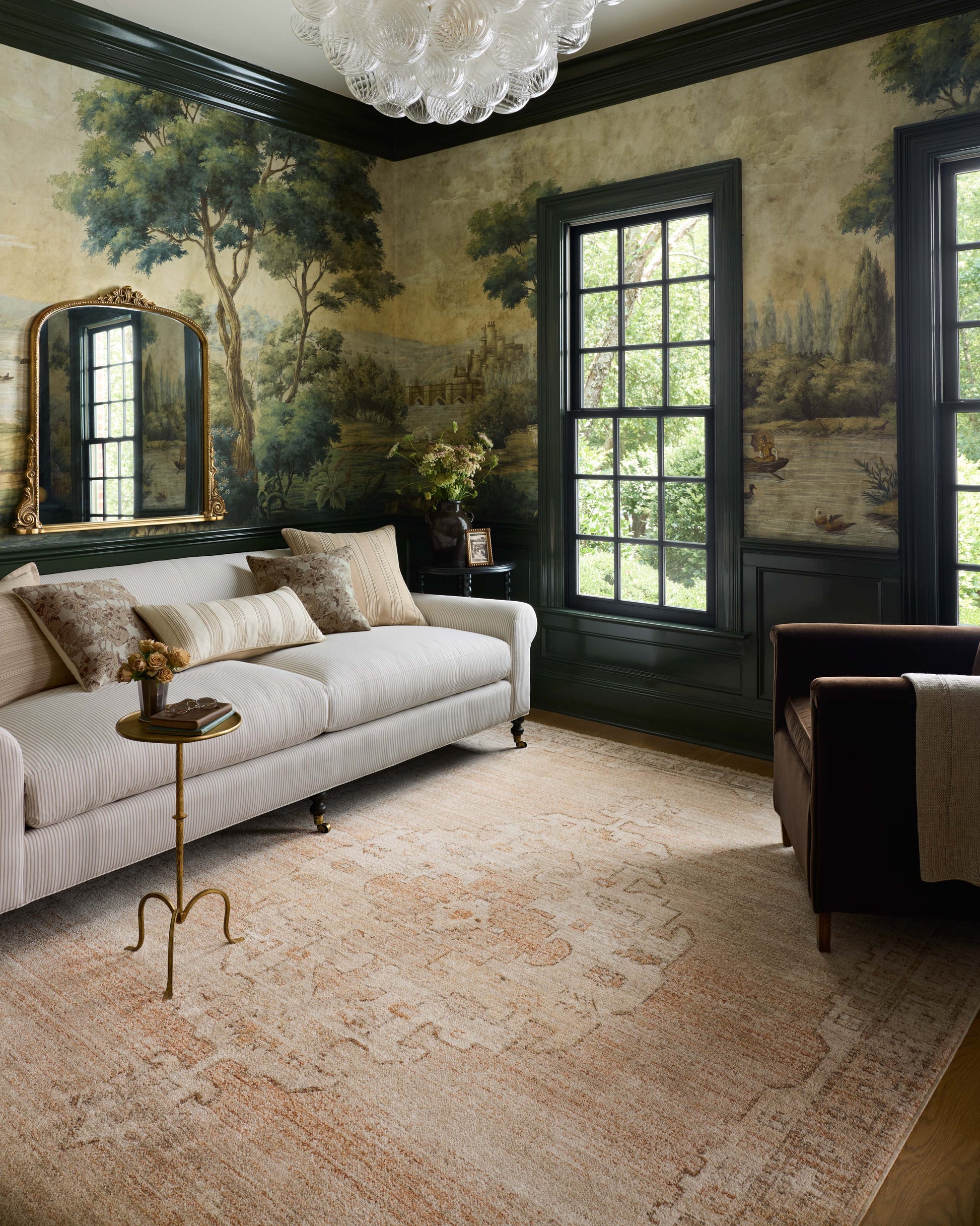 Chris Loves Julia x Loloi Palma  Spice Natural Traditional