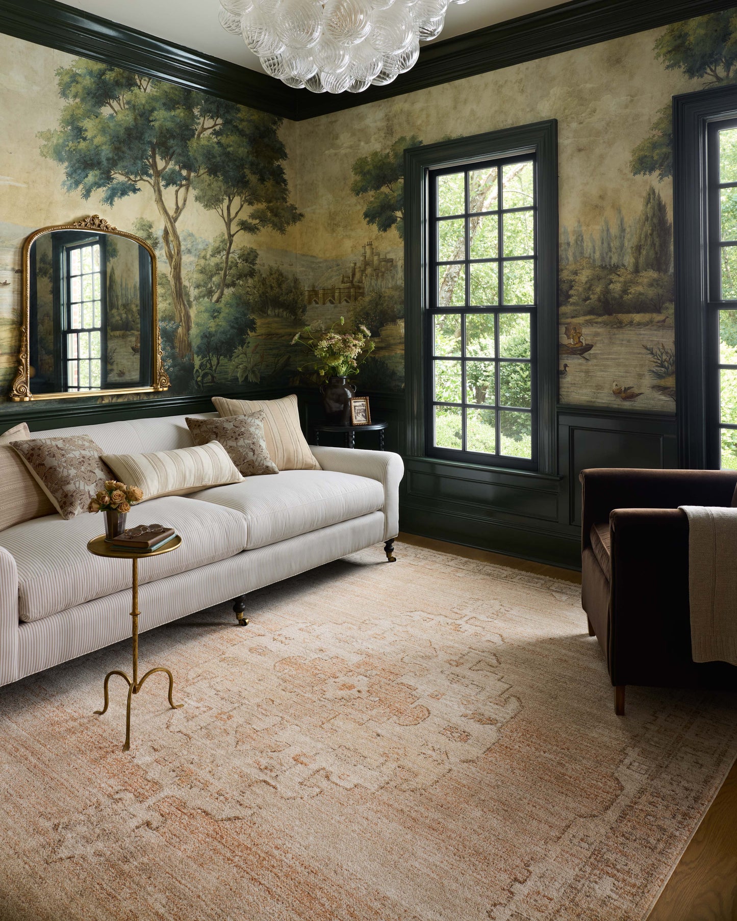 Chris Loves Julia x Loloi Palma  Spice Natural Traditional