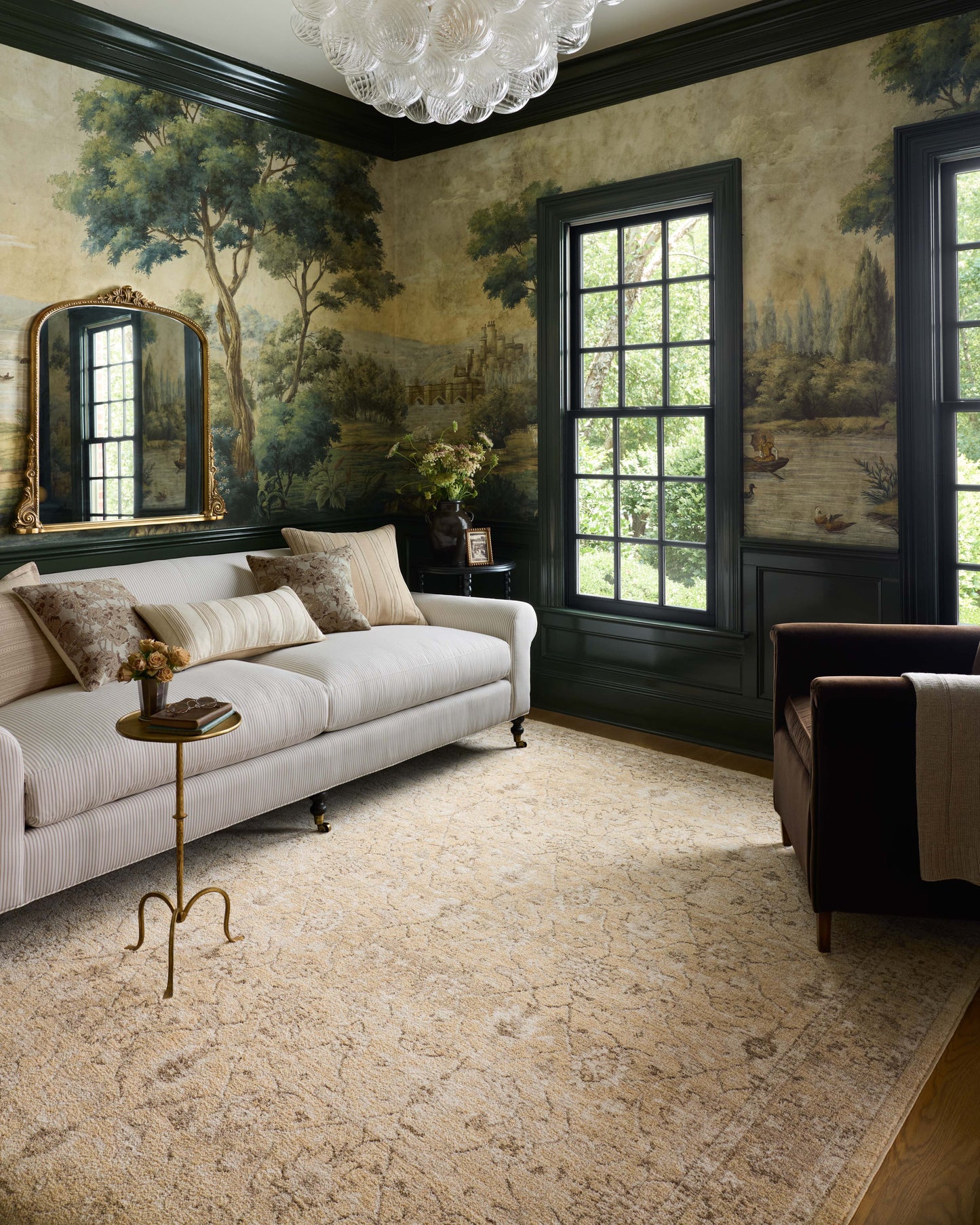 Chris Loves Julia x Loloi Palma  Wheat Bark Traditional