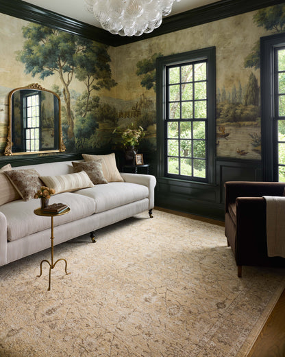 Chris Loves Julia x Loloi Palma  Wheat Bark Traditional