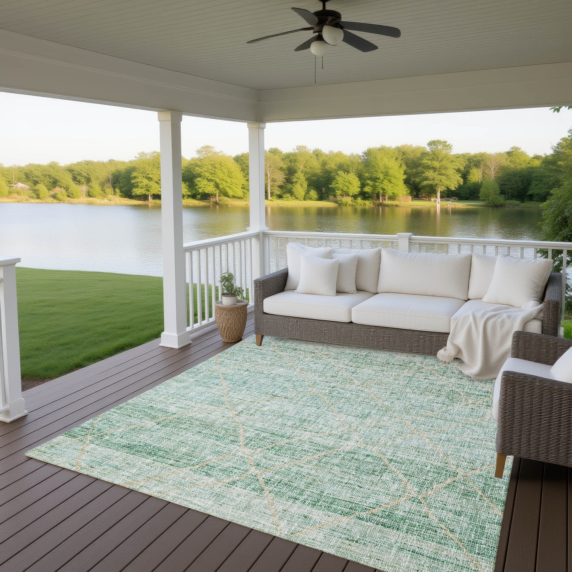 Dalyn Rugs Portico  Aloe  Transitional