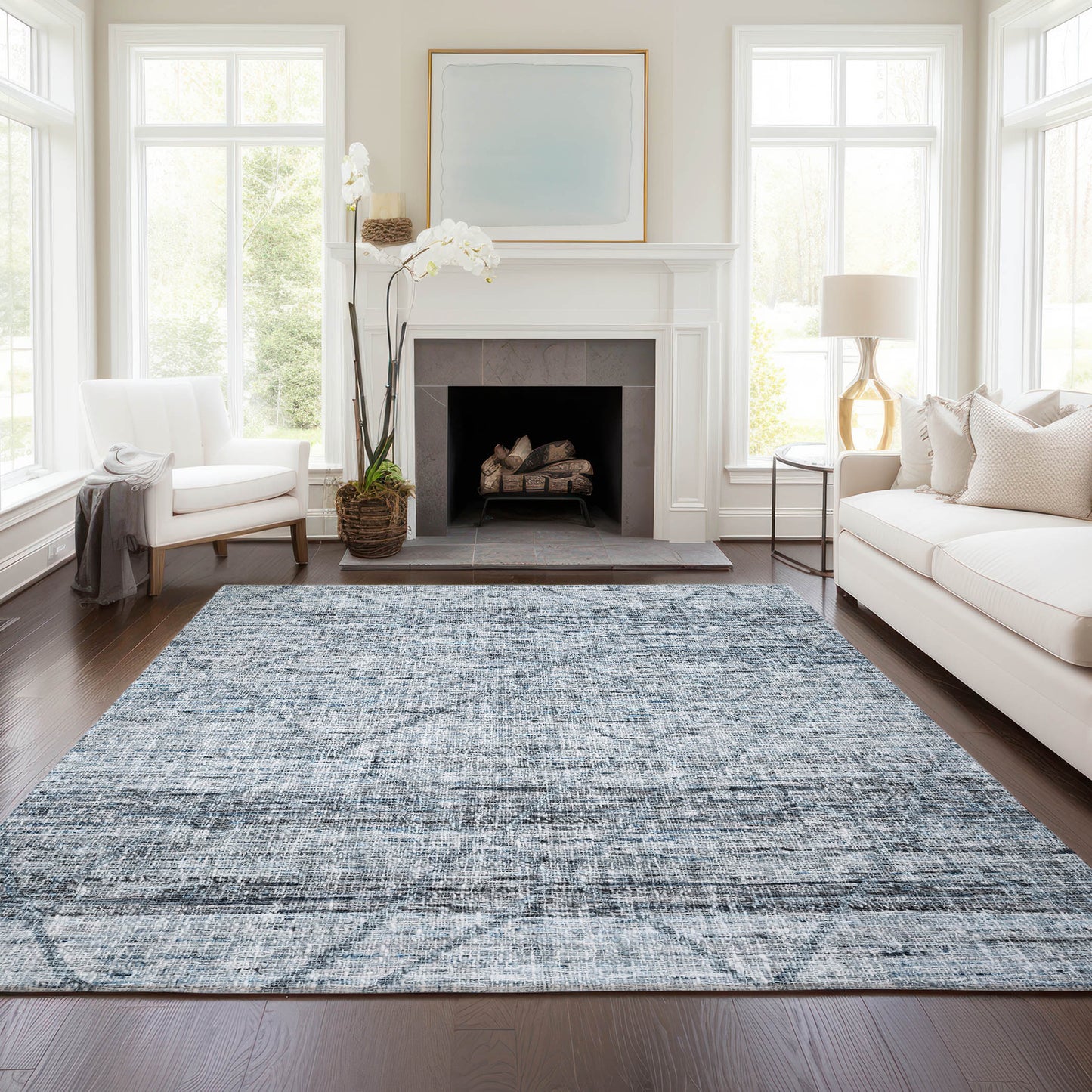 Dalyn Rugs Portico  Blue  Transitional