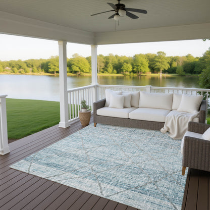 Dalyn Rugs Portico  Teal  Transitional