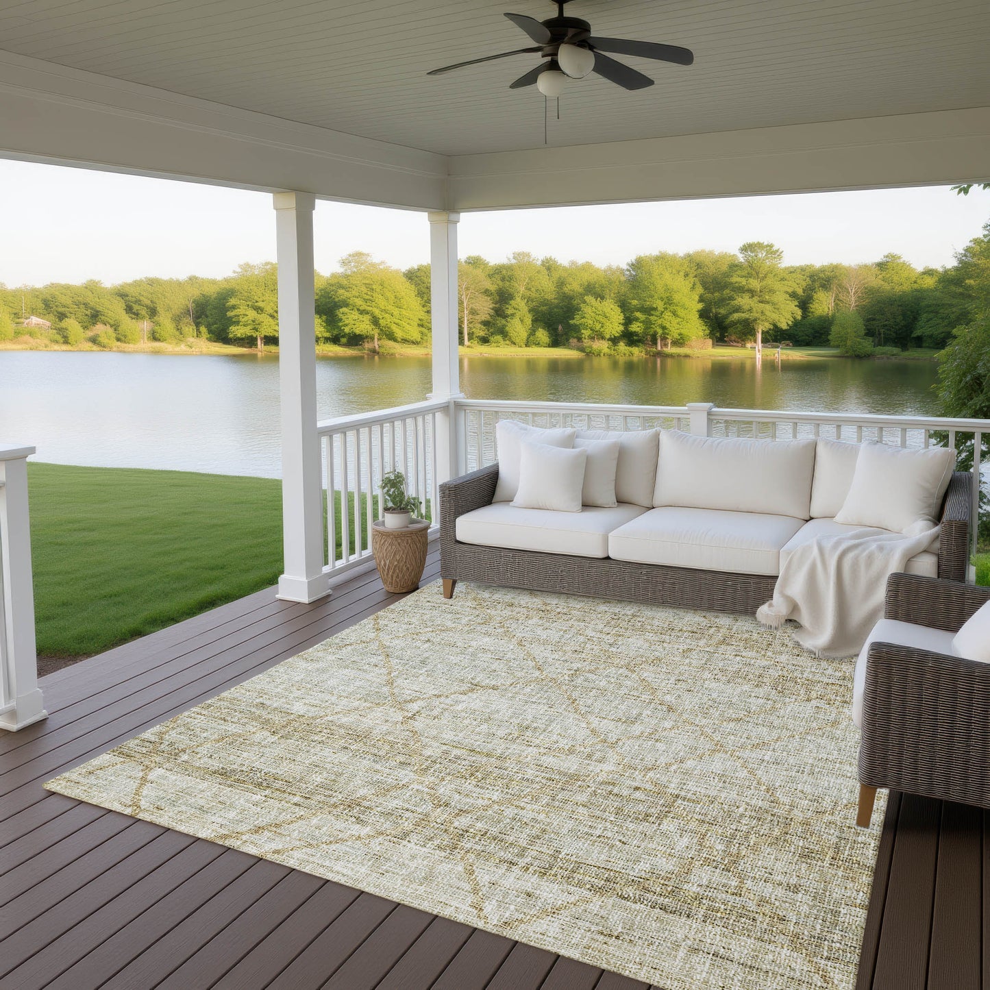 Dalyn Rugs Portico  Wheat  Transitional