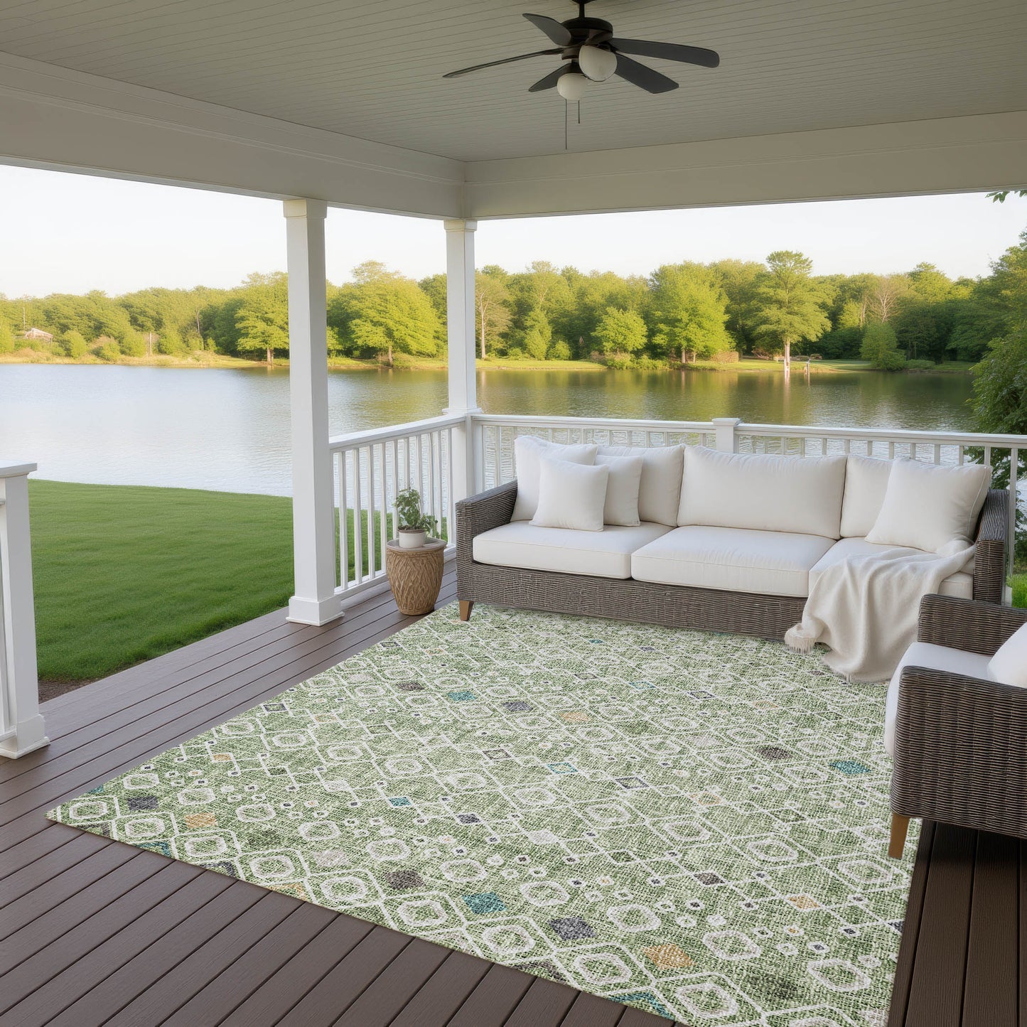 Dalyn Rugs Portico  Aloe  Transitional