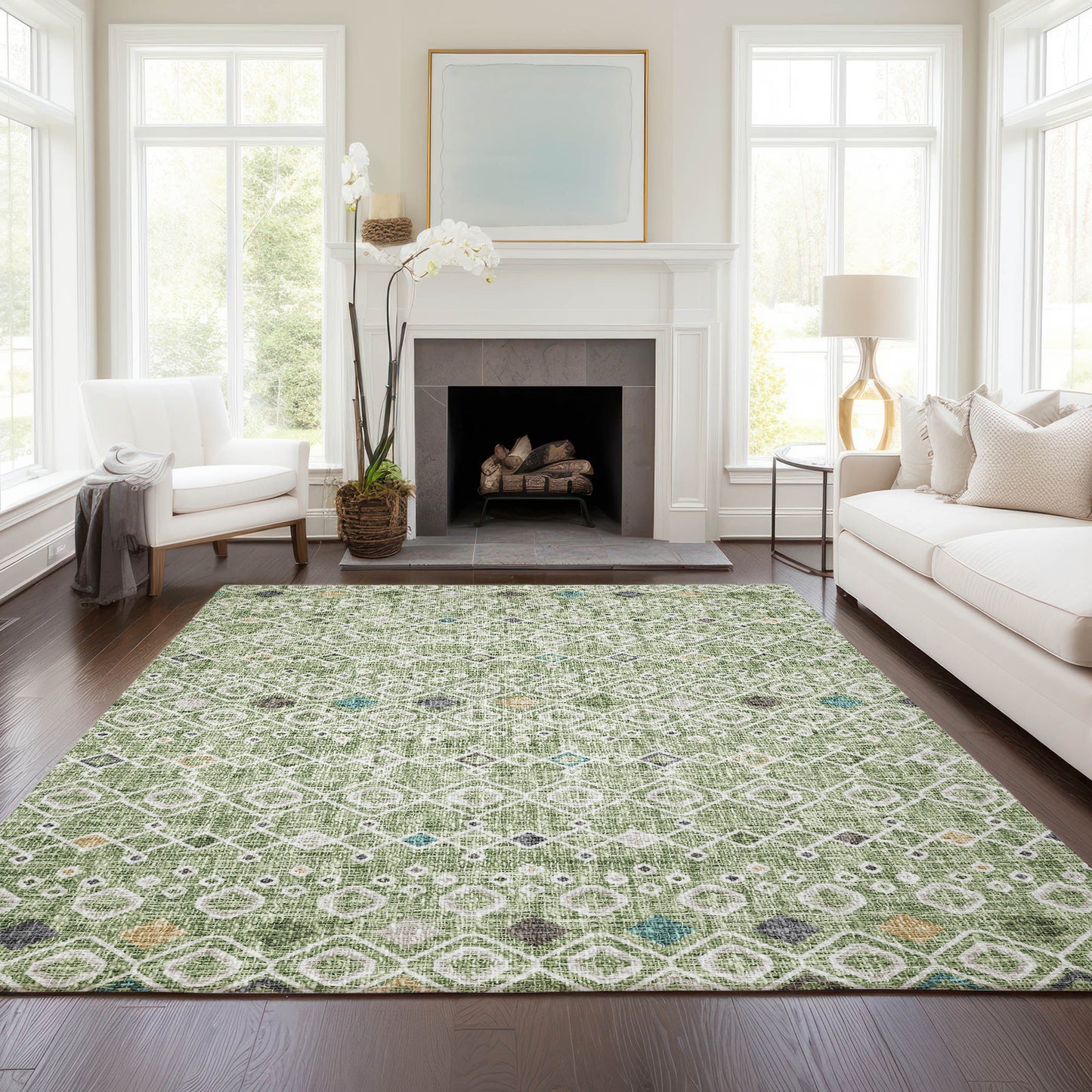 Dalyn Rugs Portico  Aloe  Transitional