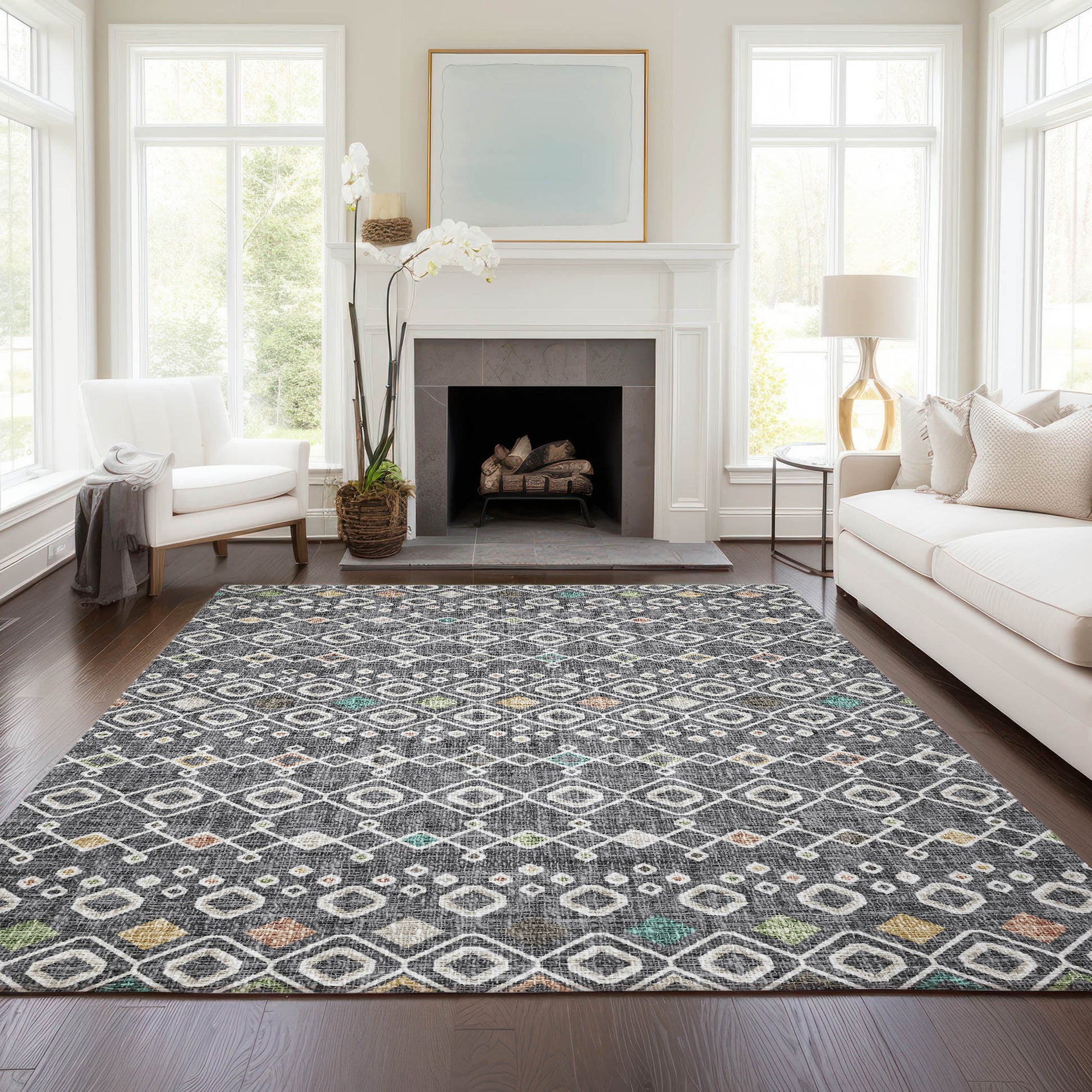 Dalyn Rugs Portico  Gray  Transitional