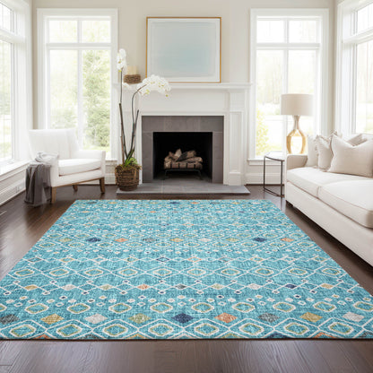 Dalyn Rugs Portico  Teal  Transitional