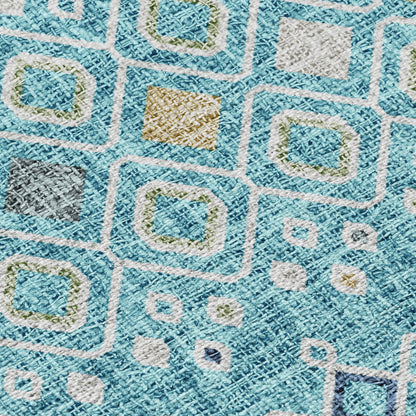 Dalyn Rugs Portico  Teal  Transitional