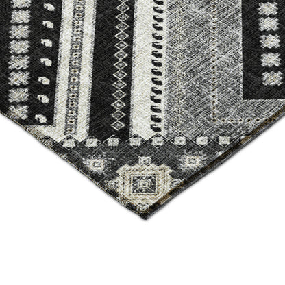 Dalyn Rugs Portico  Black  Transitional