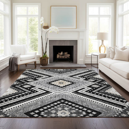 Dalyn Rugs Portico  Black  Transitional