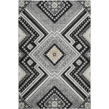 Dalyn Rugs Portico  Black  Transitional