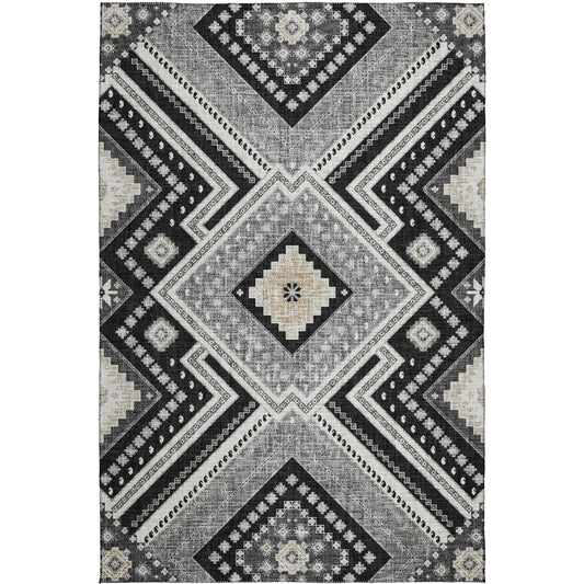 Dalyn Rugs Portico  Black  Transitional