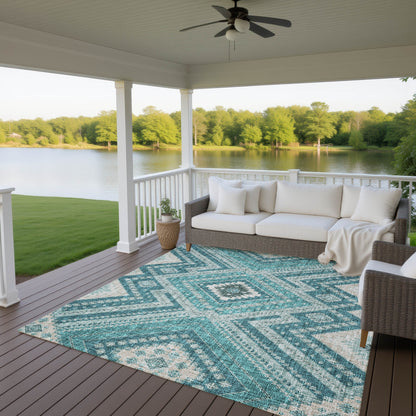 Dalyn Rugs Portico  Teal  Transitional
