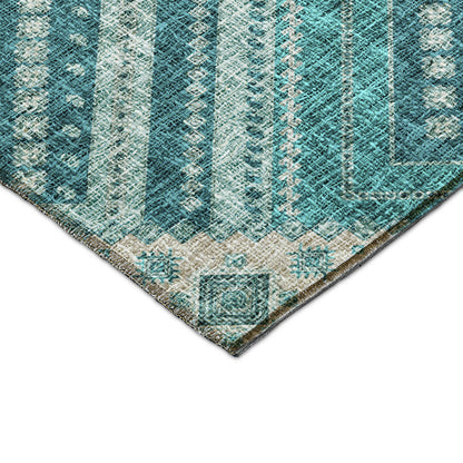 Dalyn Rugs Portico  Teal  Transitional