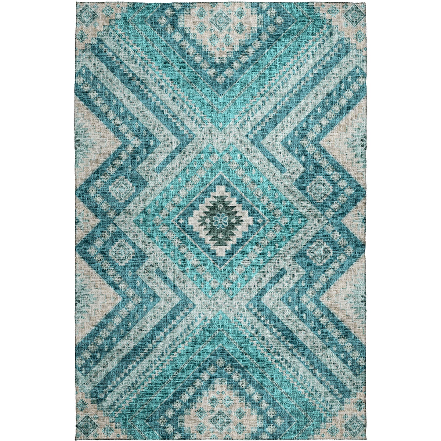 Dalyn Rugs Portico  Teal  Transitional