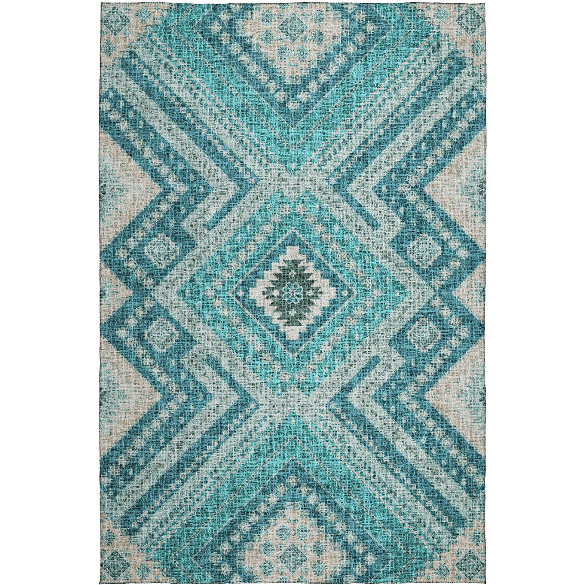 Dalyn Rugs Portico  Teal  Transitional