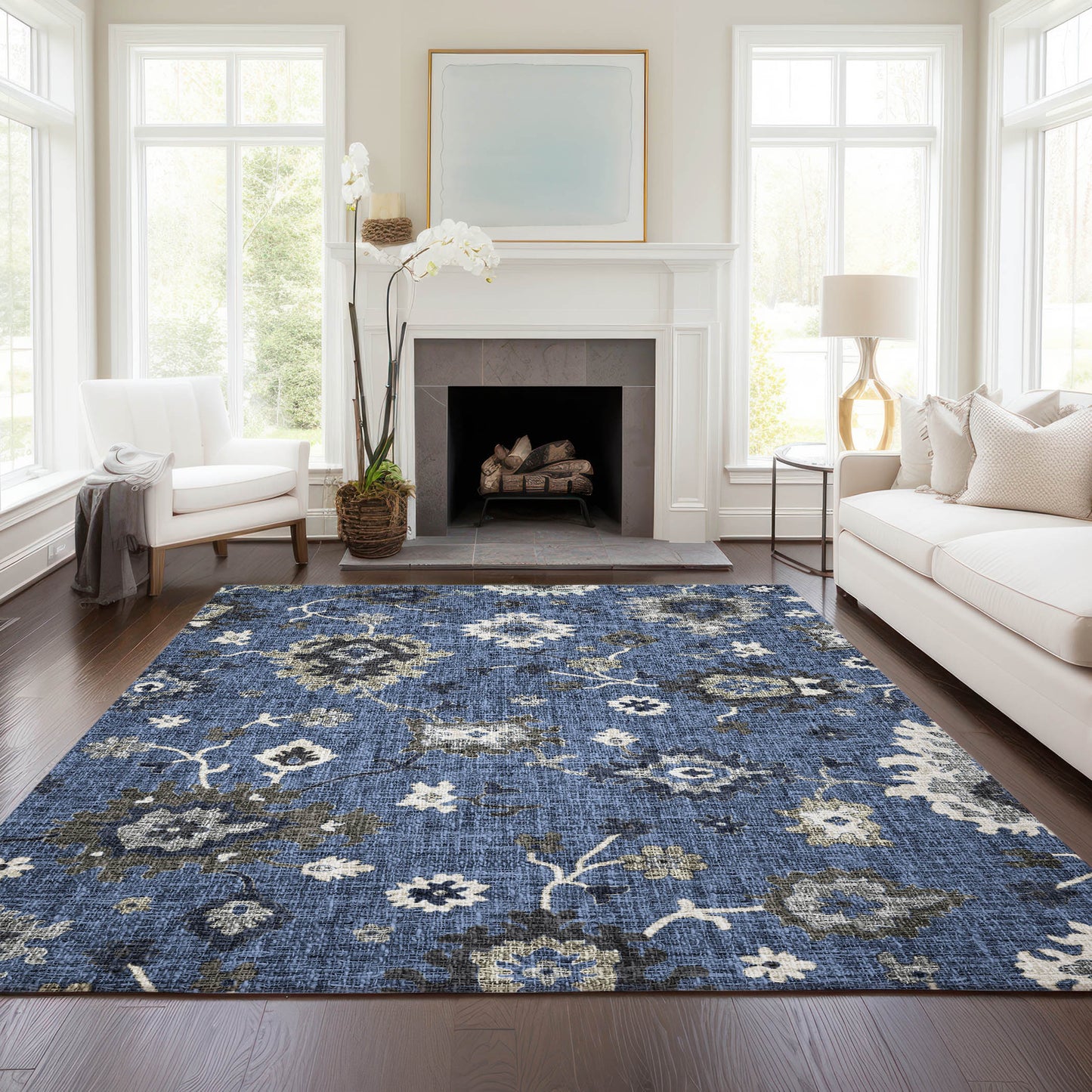 Dalyn Rugs Portico  Blue  Transitional