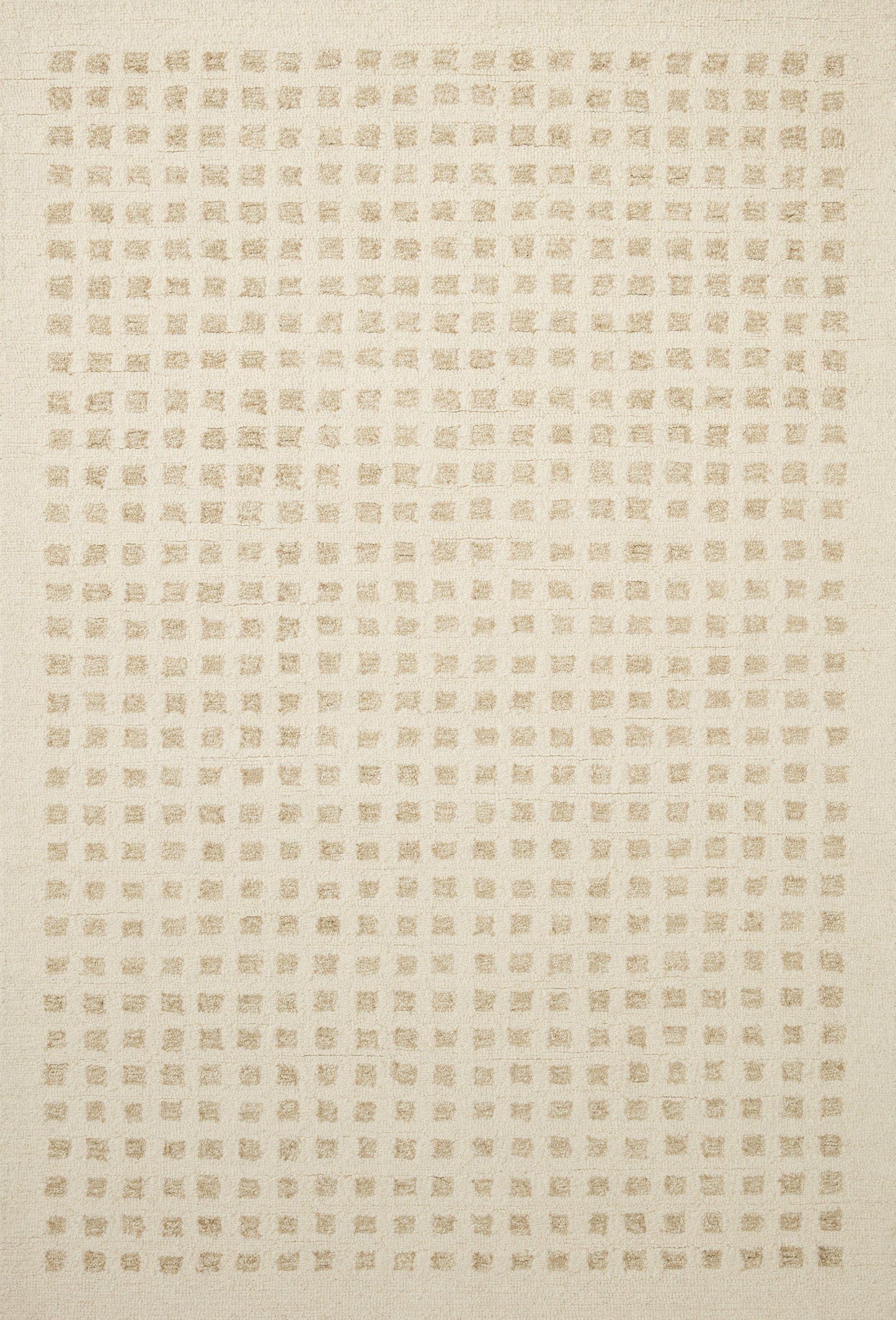 Chris Loves Julia x Loloi Polly  Ivory Natural Contemporary