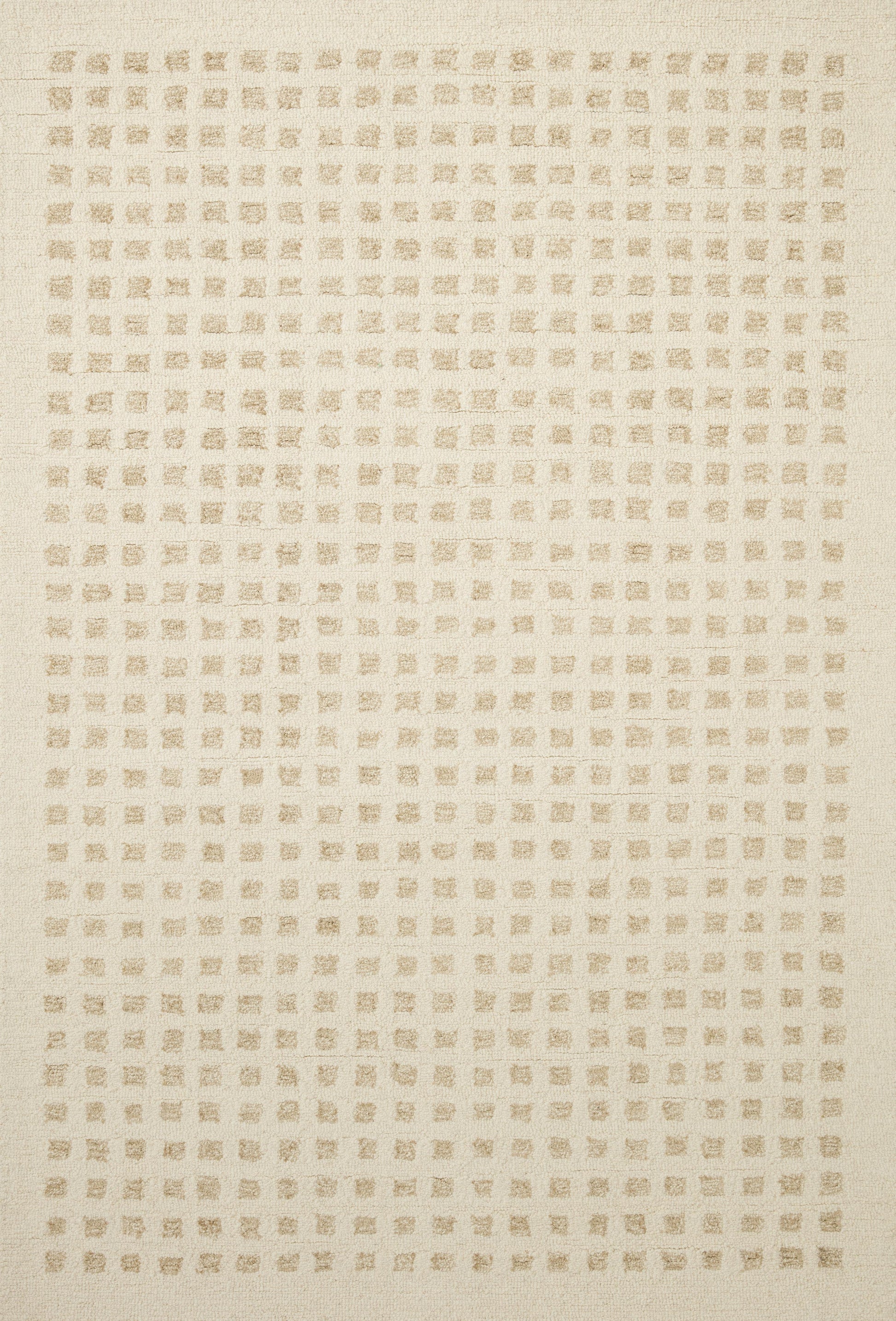 Chris Loves Julia x Loloi Polly  Ivory Natural Contemporary