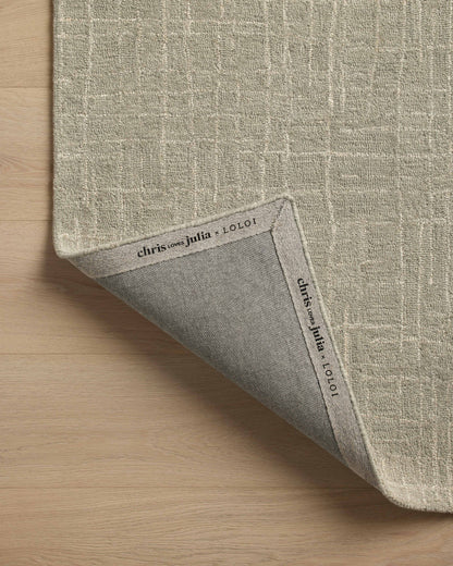 Chris Loves Julia x Loloi Polly  Spa Ivory Contemporary