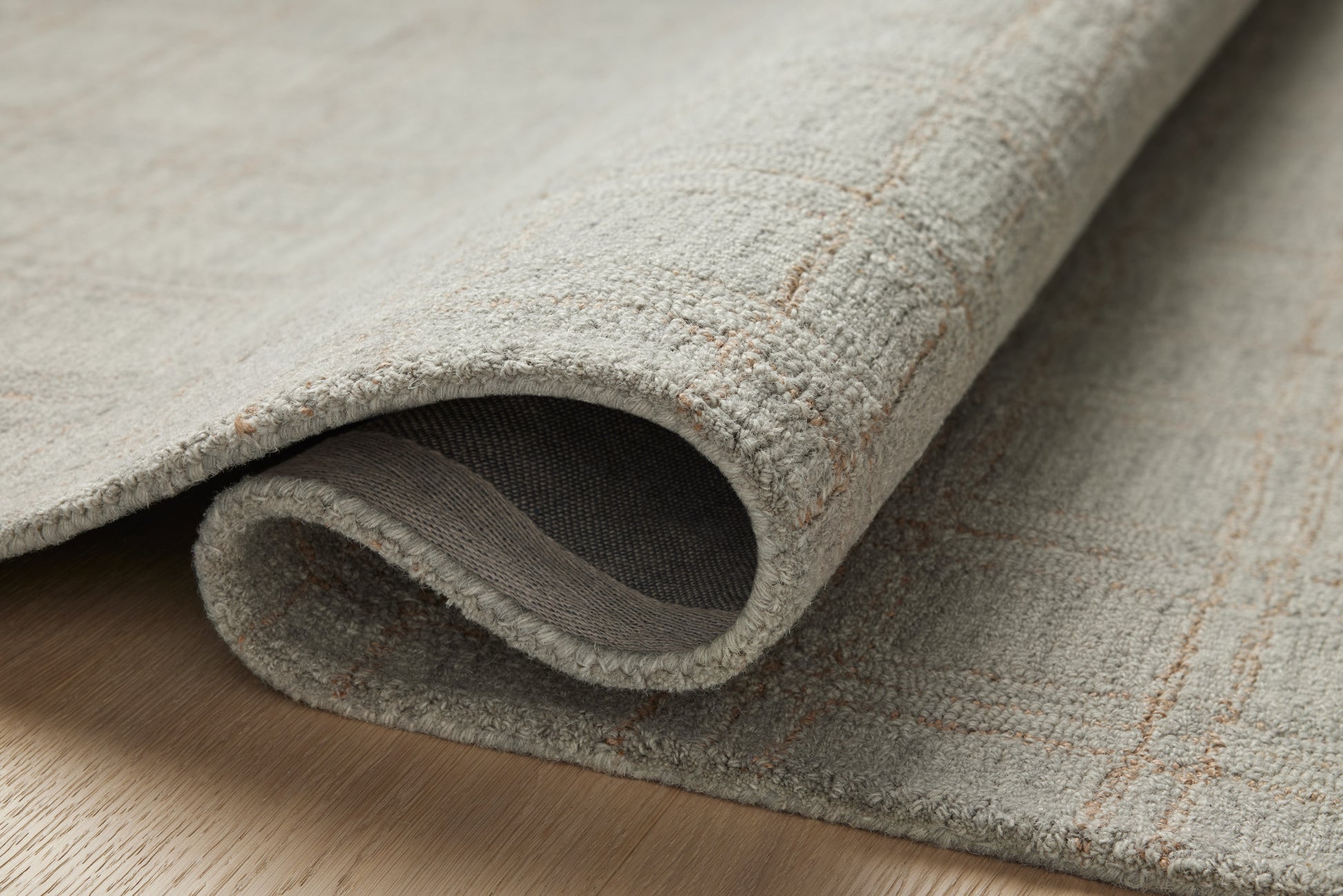 Chris Loves Julia x Loloi Polly  Fog Wheat Contemporary