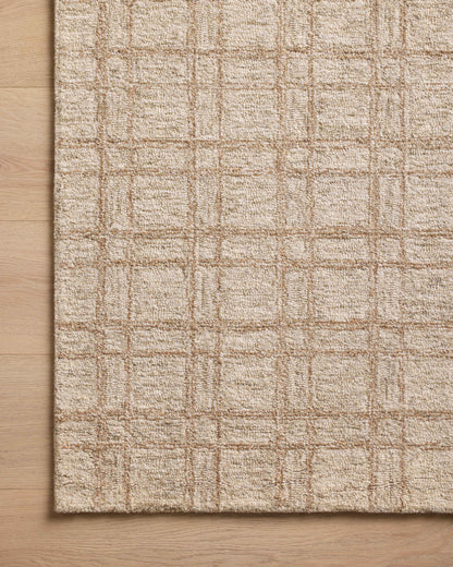 Chris Loves Julia x Loloi Polly  Khaki Sand Contemporary