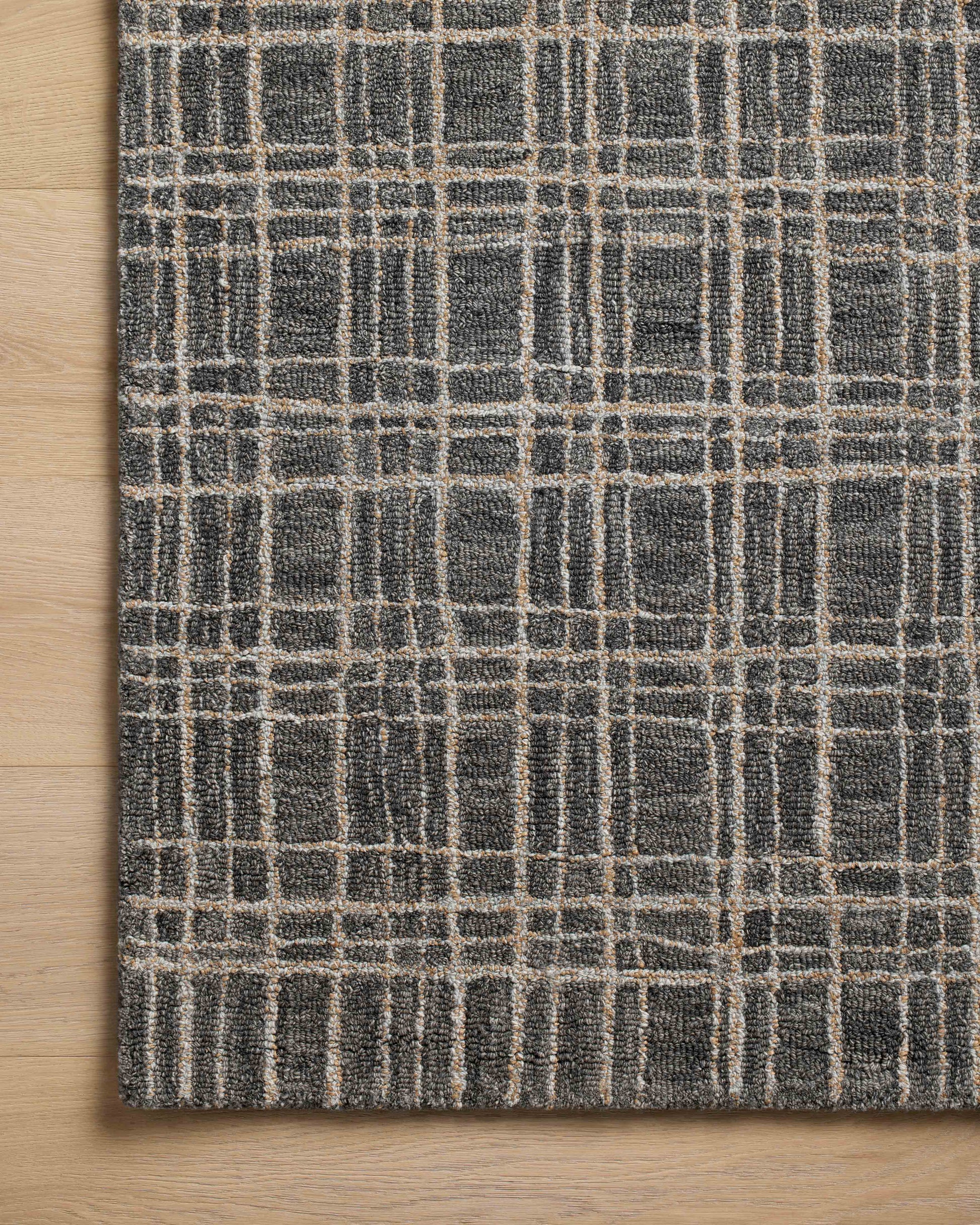 Chris Loves Julia x Loloi Polly  Graphite Pebble Contemporary