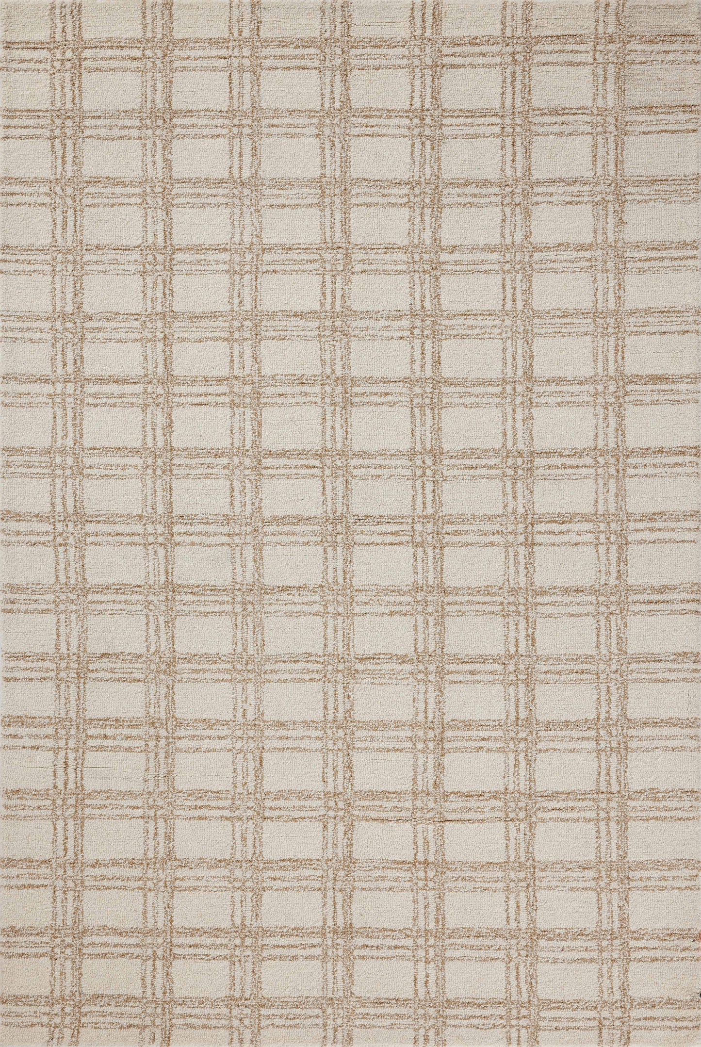 Chris Loves Julia x Loloi Polly  Cream Sand Contemporary