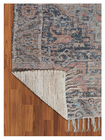 Limited PALMDALE PA - 355 LIGHT BLUE PINK Kilim Woven Rug - Rugs - Limited - Atlanta Designer Rugs