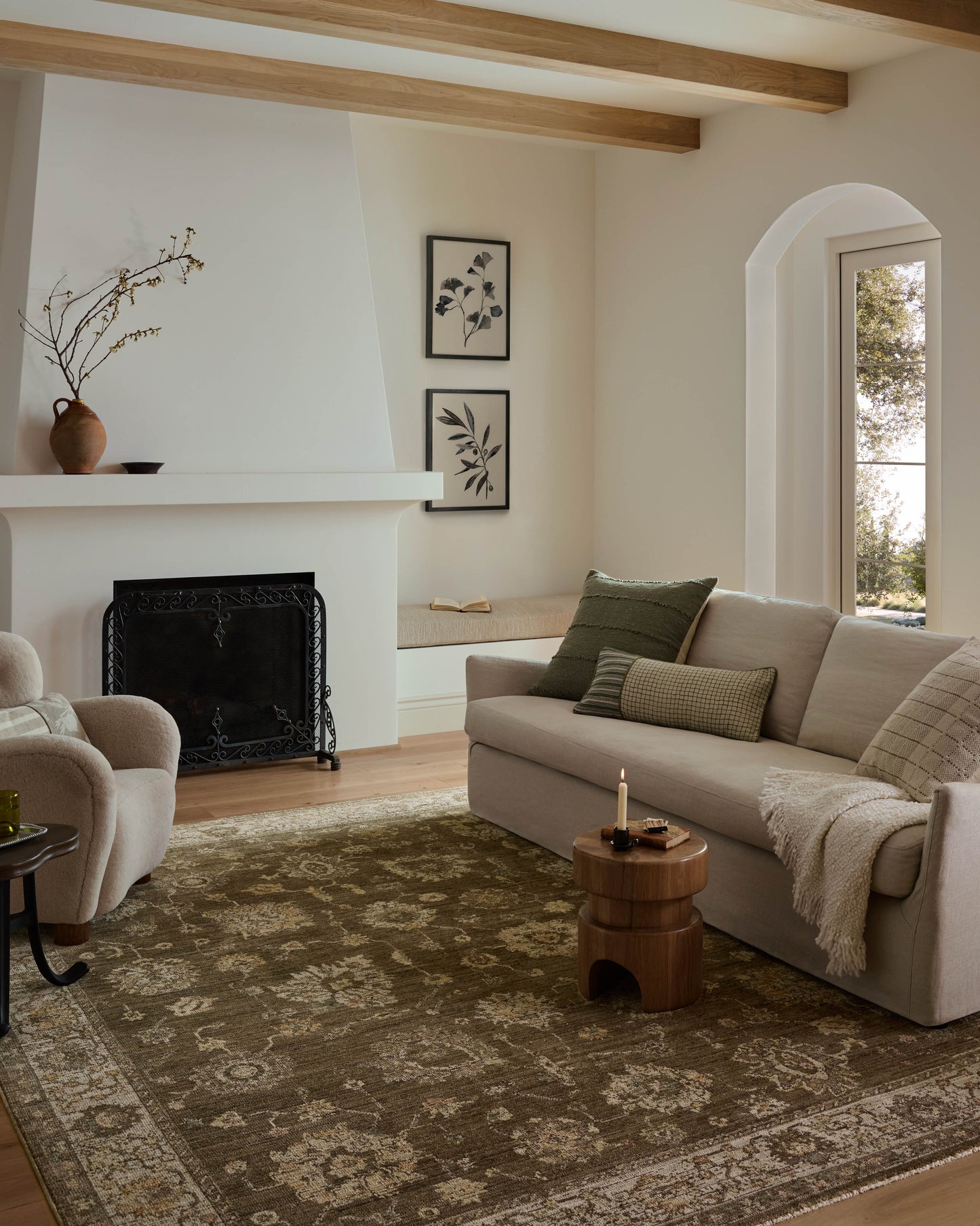 Loloi Priscilla  Bark Ivory Traditional