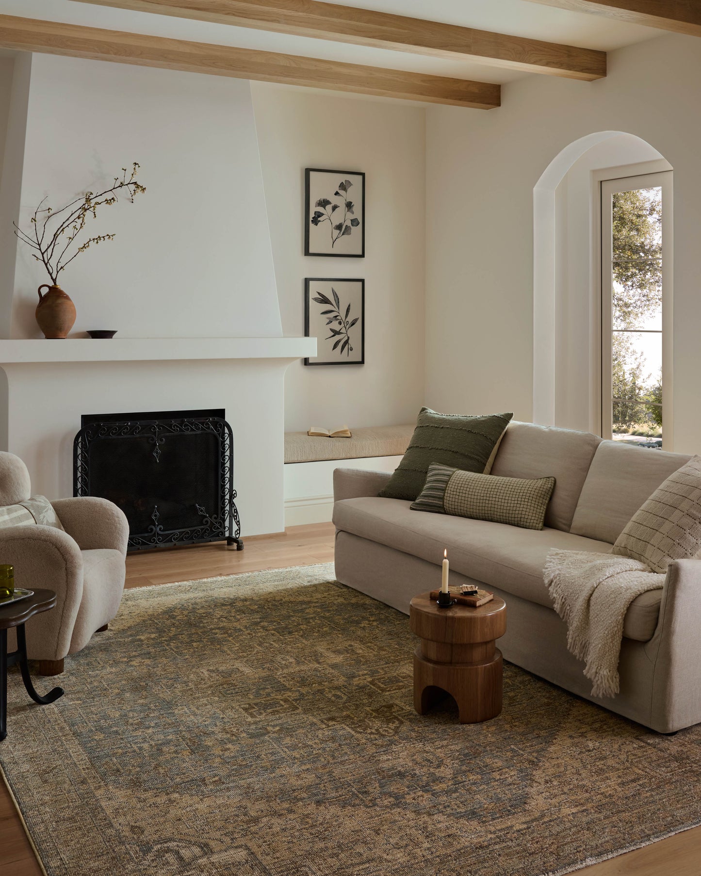 Loloi Priscilla  Blue Bark Traditional