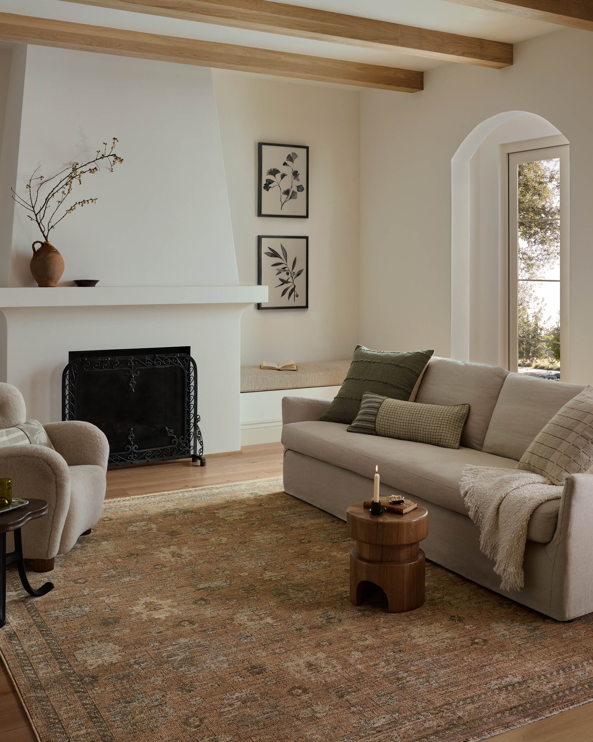 Loloi Priscilla  Blush Multi Traditional