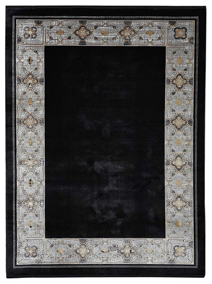 Artisan PROMOTION Black Silver Machinemade Rug - Rugs - Artisan - Atlanta Designer Rugs