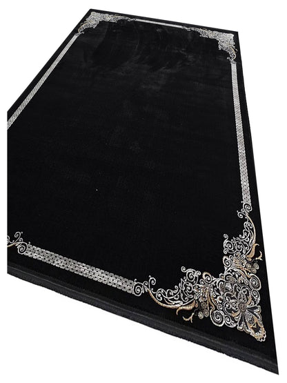 Artisan PROMOTION Black Silver Machinemade Rug - Rugs - Artisan - Atlanta Designer Rugs