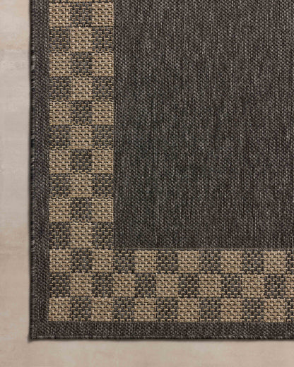 Chris Loves Julia x Loloi Providence  Charcoal Natural Indoor/Outdoor