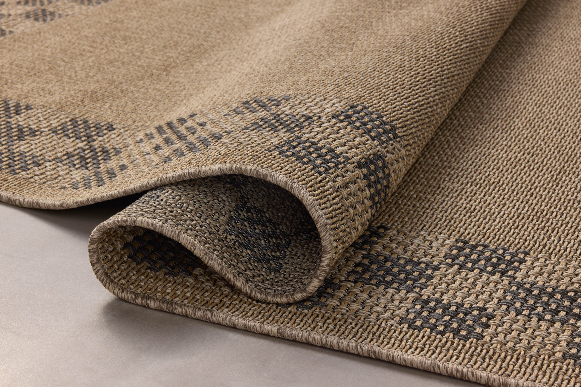 Chris Loves Julia x Loloi Providence  Natural Charcoal Indoor/Outdoor