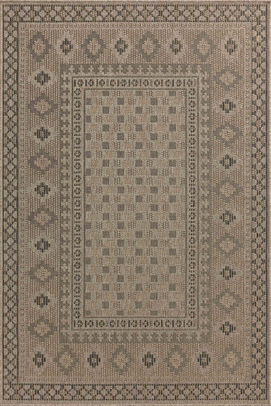 Chris Loves Julia x Loloi Providence  Dove Charcoal Indoor/Outdoor