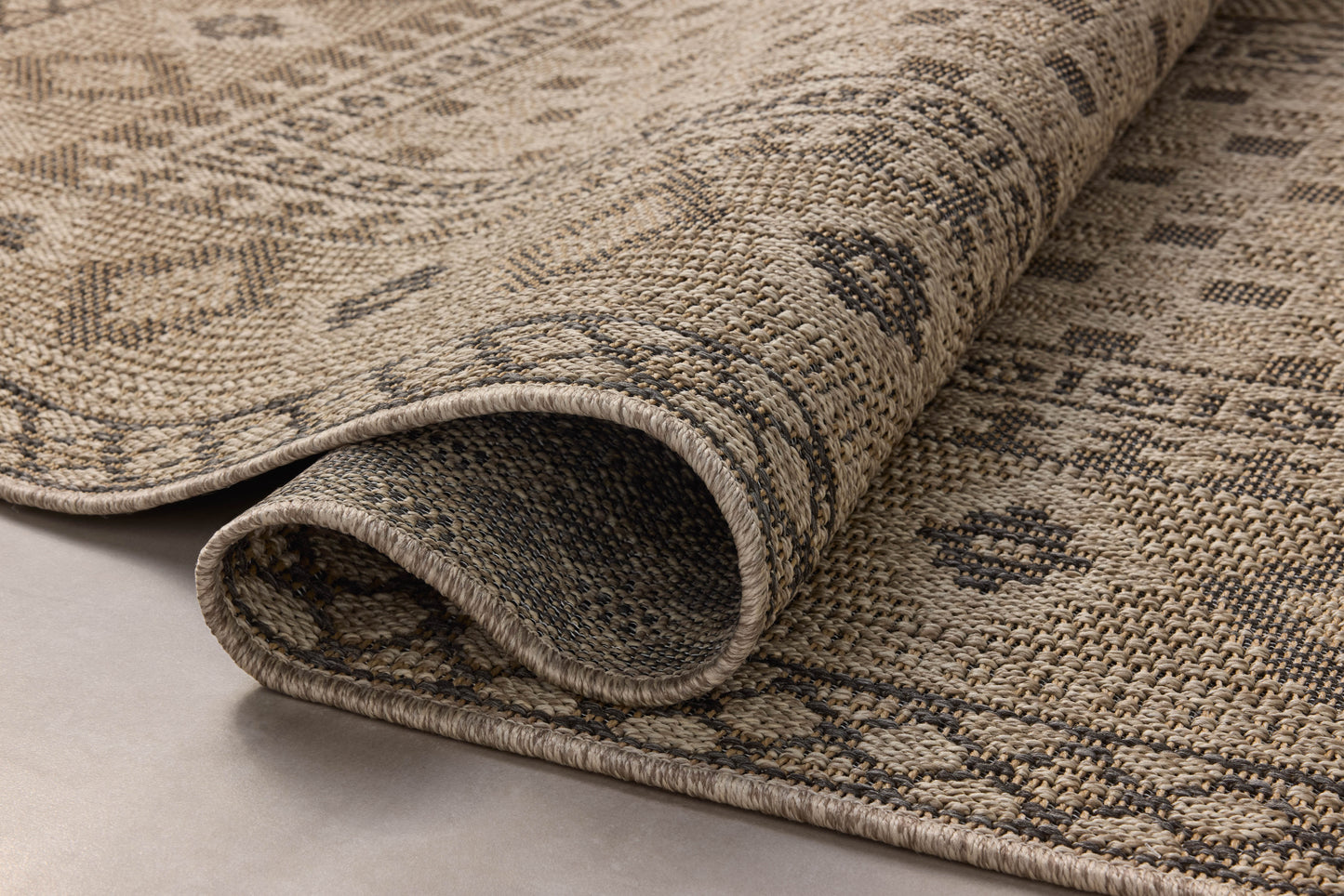 Chris Loves Julia x Loloi Providence  Dove Charcoal Indoor/Outdoor