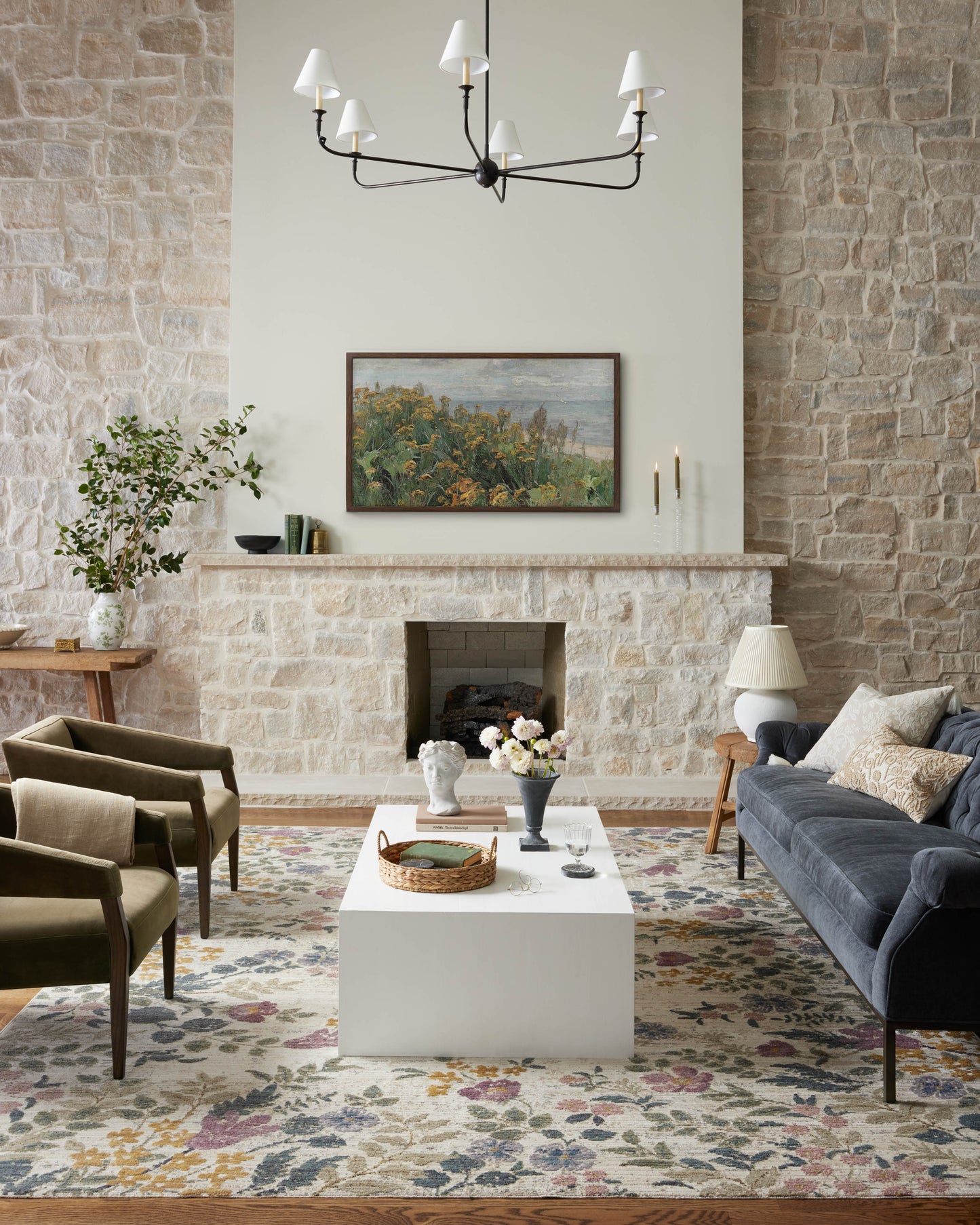 Rifle Paper Co. x Loloi Provence  Ivory  Transitional