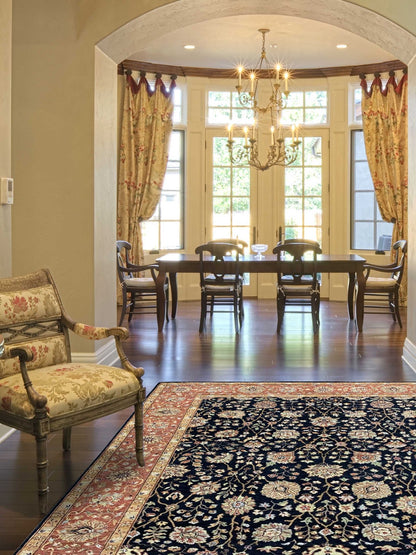 Limited Sophie PRT - 18 Ebony Rustic Red Traditional Knotted Rug - Rugs - Limited - Atlanta Designer Rugs