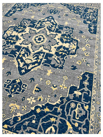 Artisan Prague Blue Machinemade Rug