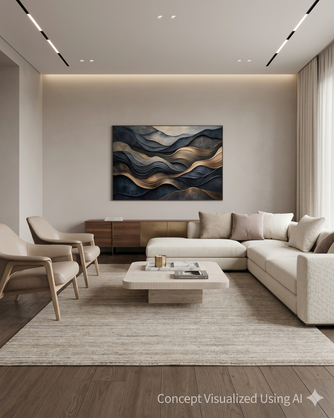 Artisan Liv Copper Transitional Rug for Livingroom