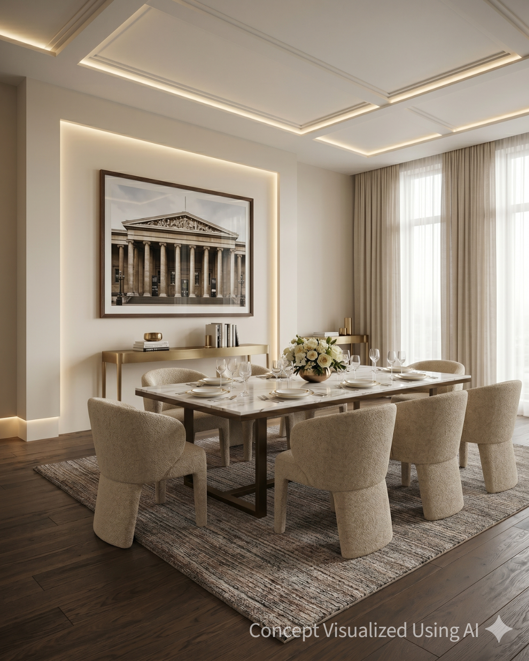 Artisan Liv Coral Rust Transitional Loom Rug for Diningroom