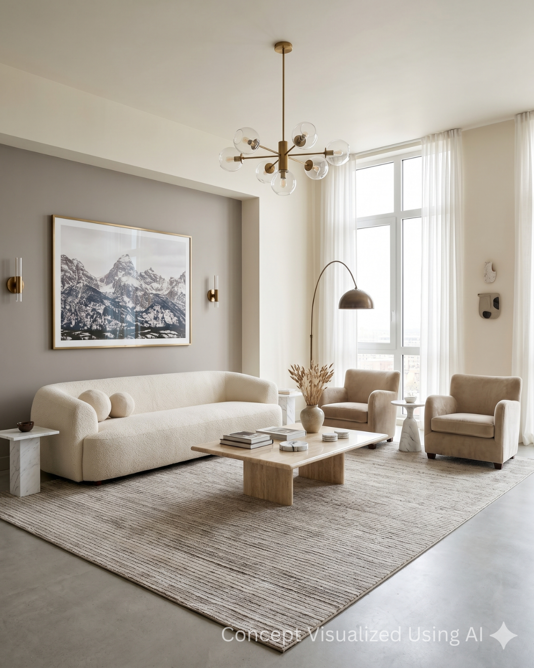 Artisan Liv Umber Transitional Loom Rug for Livingroom