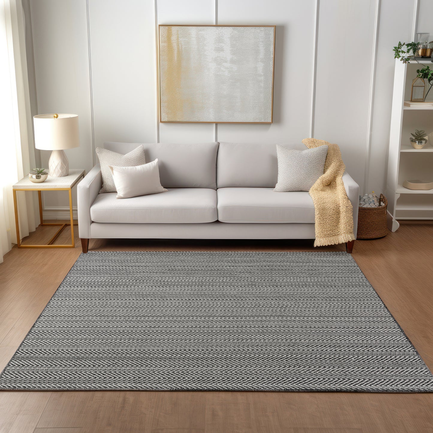 Dalyn Rugs Provo  Charcoal  Casual