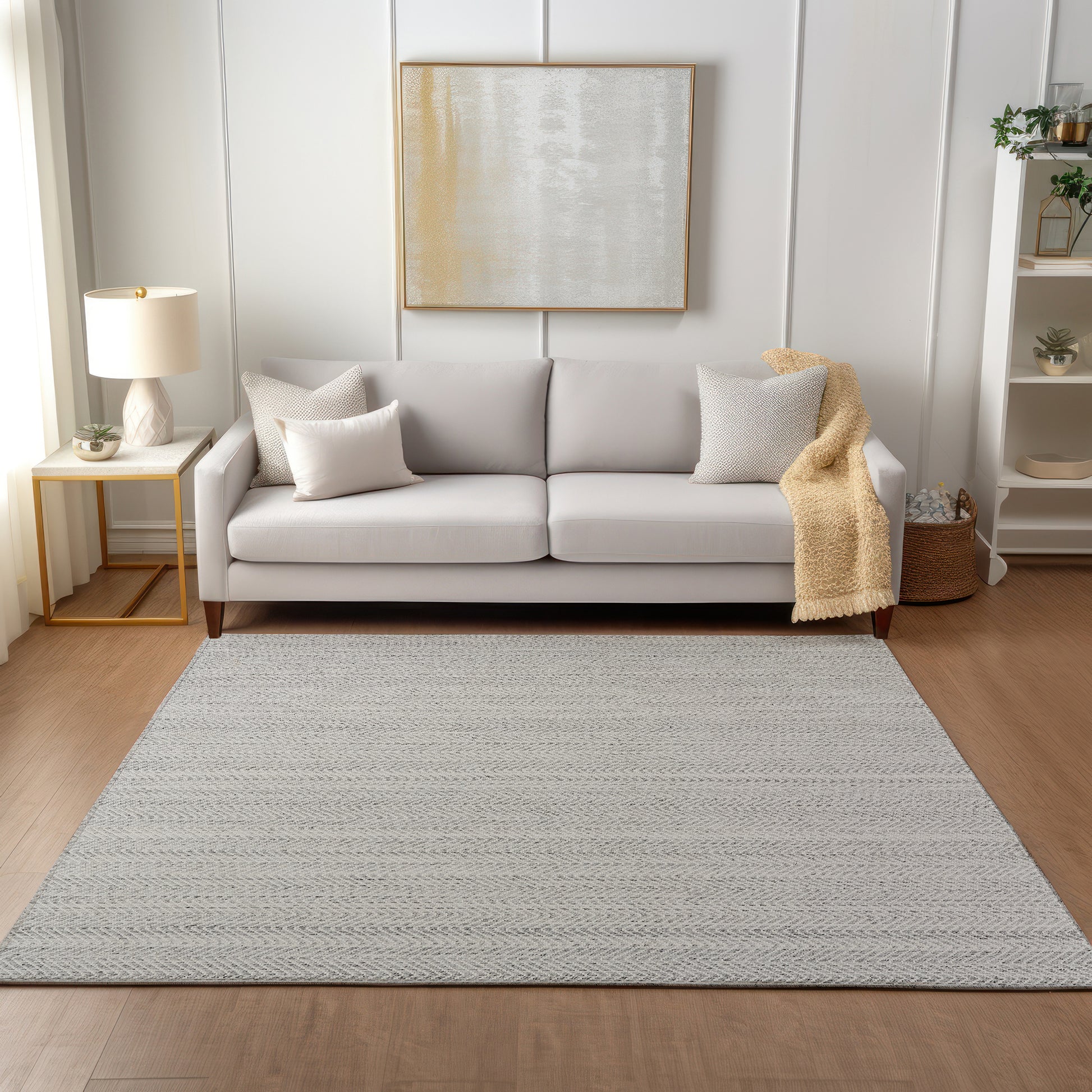 Dalyn Rugs Provo  Silver  Casual