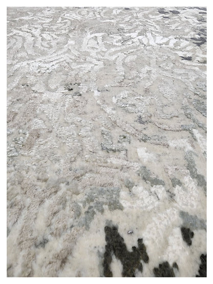 Artisan Bloom Natural Transitional Knotted Rug - Rugs - Artisan - Atlanta Designer Rugs