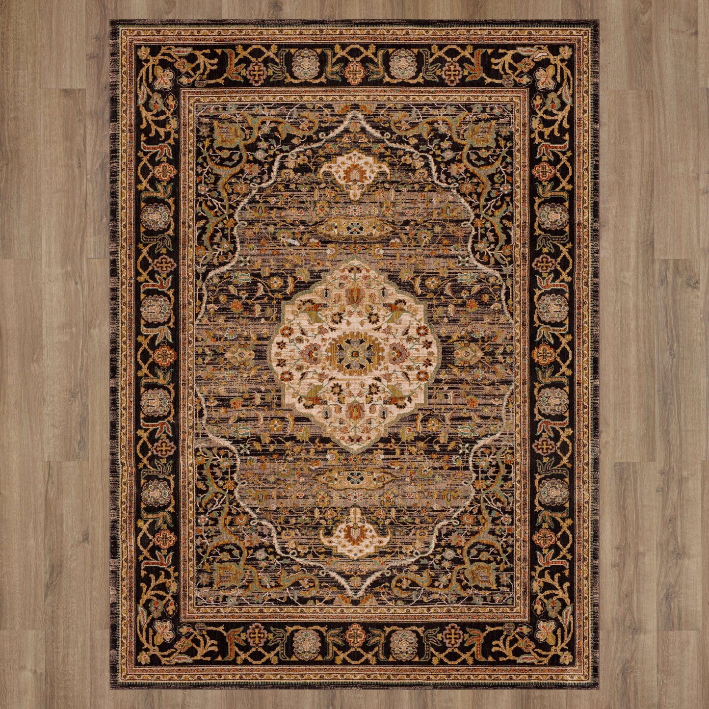 Karastan Spice Market  Charcoal  Traditional