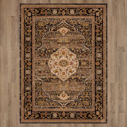 Karastan Spice Market  Charcoal  Traditional